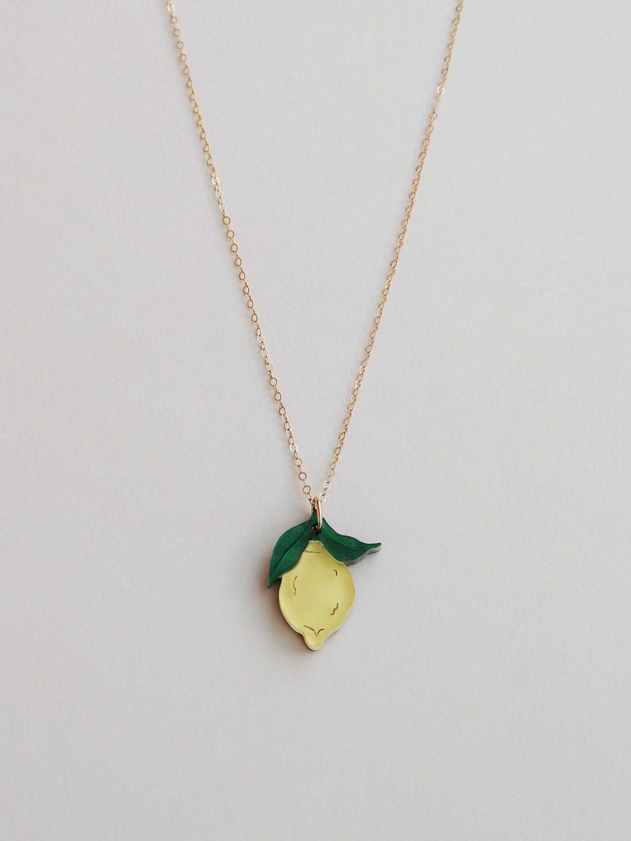 Necklaces Wolf & Moon | Mini Lemon Necklace Ii