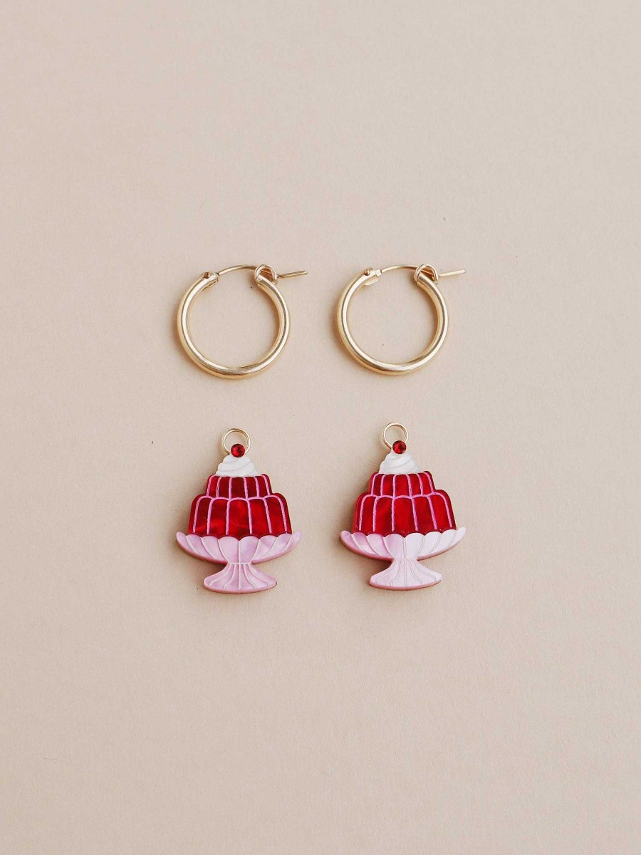 Earrings Wolf & Moon | Jelly Hoops - Limited Edition