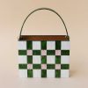 Bags Wolf & Moon | Picnic Bag In Green/Pink