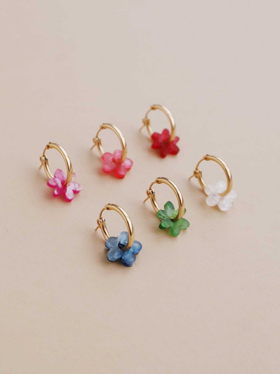 Earrings Wolf & Moon | Mini Flowers Set Iii