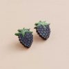 Earrings Wolf & Moon | Blackberry Studs