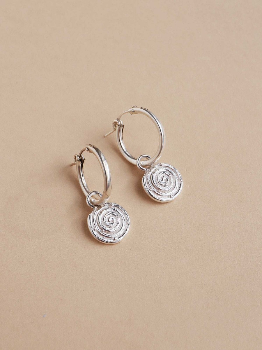 Earrings Wolf & Moon | Pastry Hoops - Seconds - Individual Charms