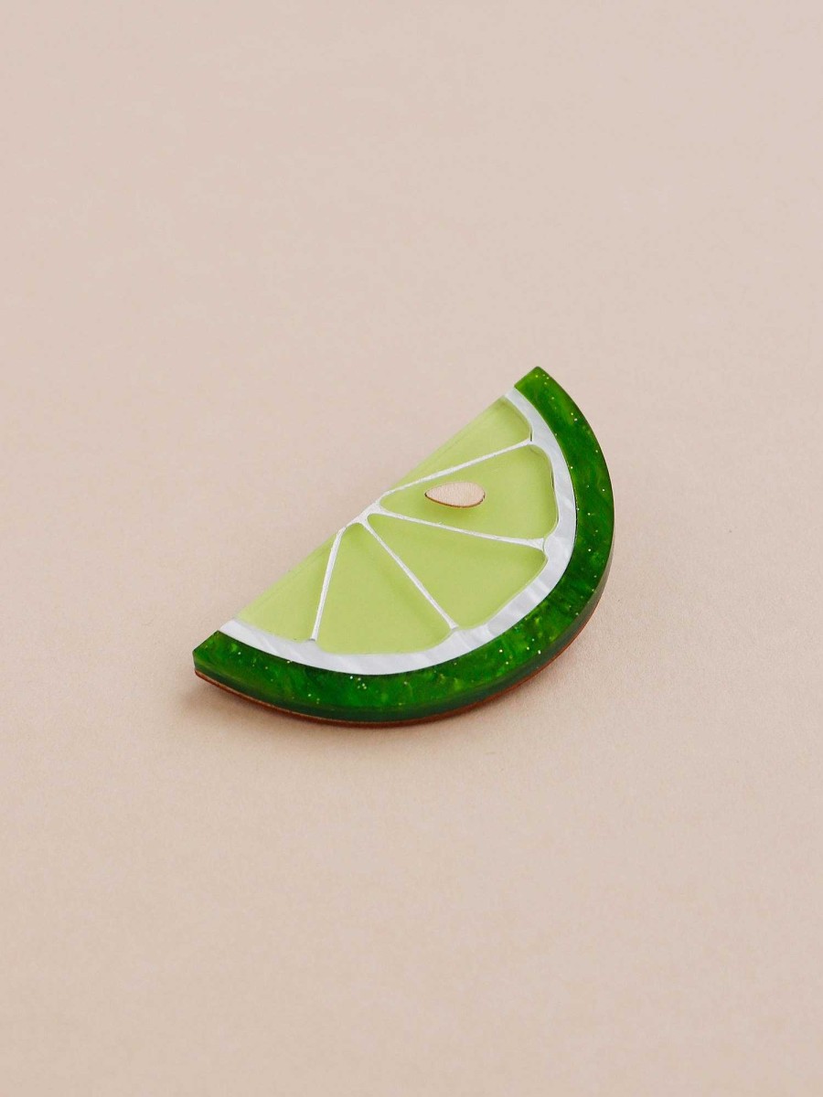 Hair Clips Wolf & Moon | Lime Slice Hair Clip