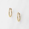 Earrings Wolf & Moon | Gold-Filled Hoops