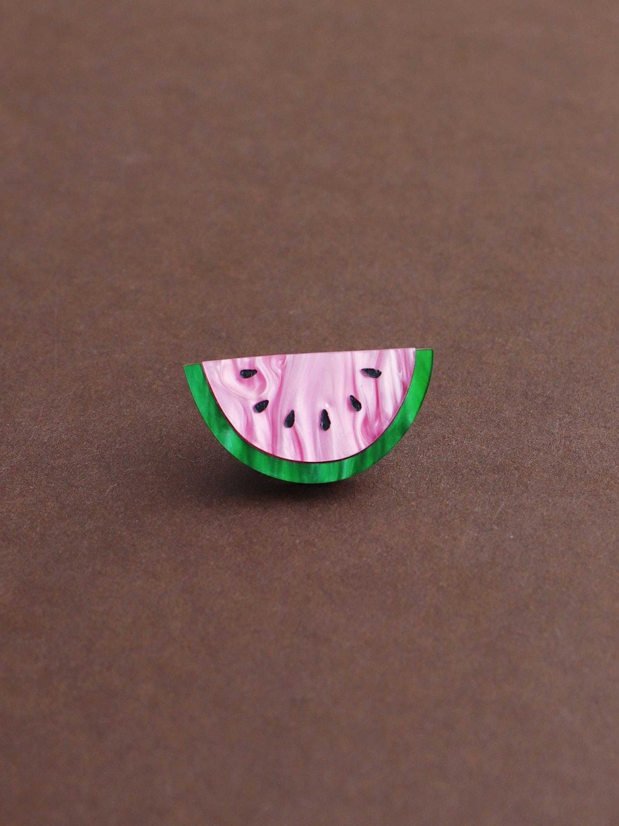 Brooches & Pins Wolf & Moon | Watermelon Pin