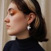 Earrings Wolf & Moon | Dove Hoops - Medical Aid For Palestinians Fundraiser