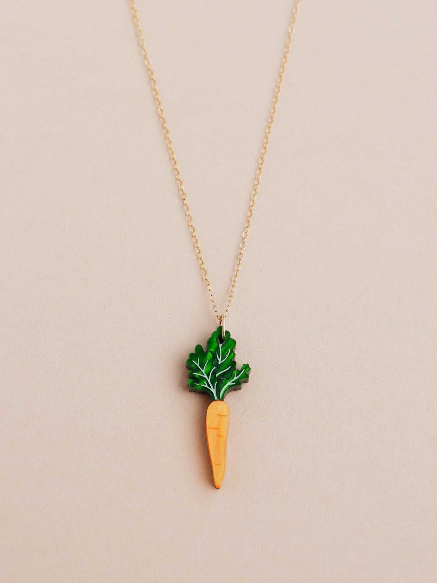 Necklaces Wolf & Moon | Carrot Necklace